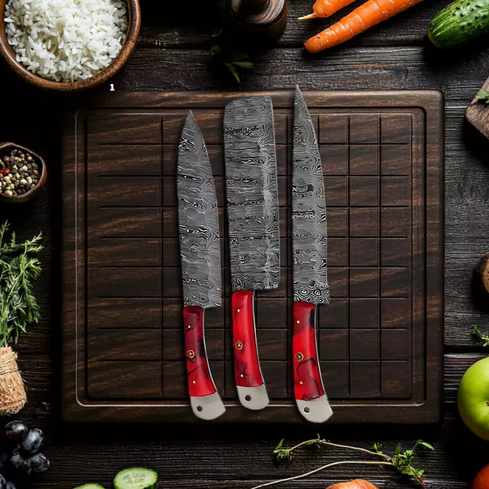 damascus chef knives