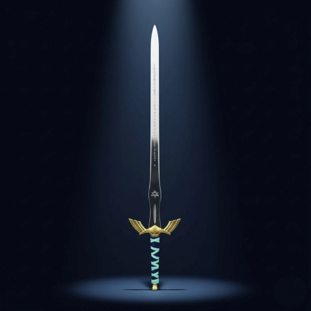 Premium crafted Zelda Master Sword detailed close up