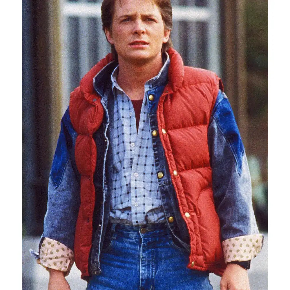 puffy red vest​