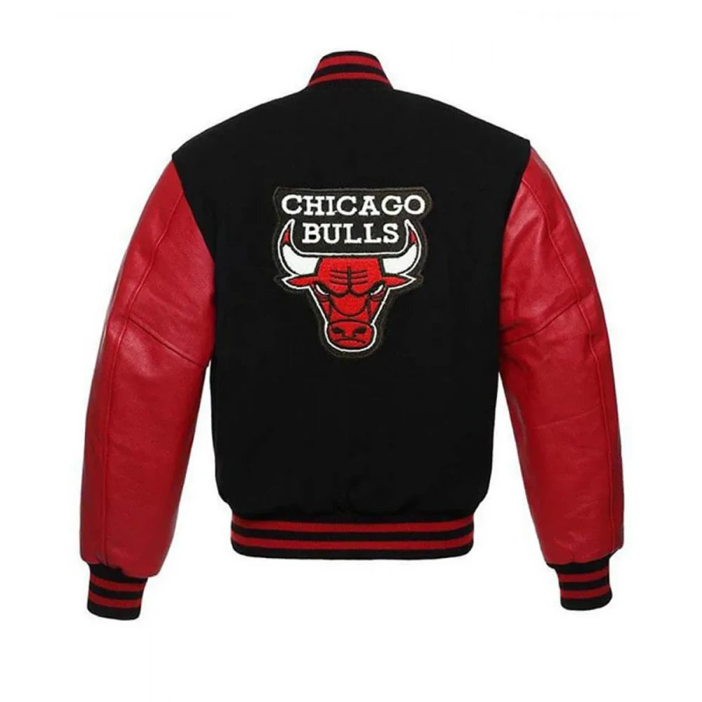 letterman jacket chicago bulls