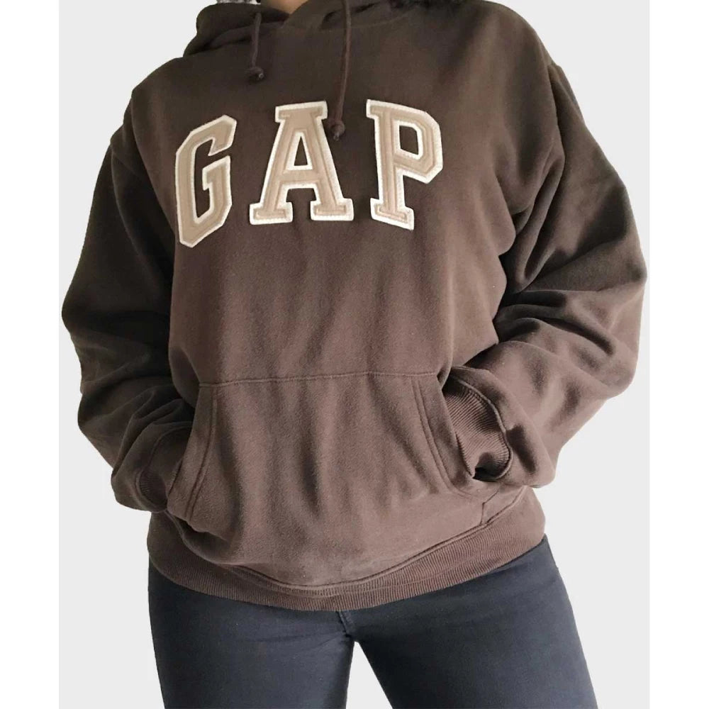 gap hoodie brown