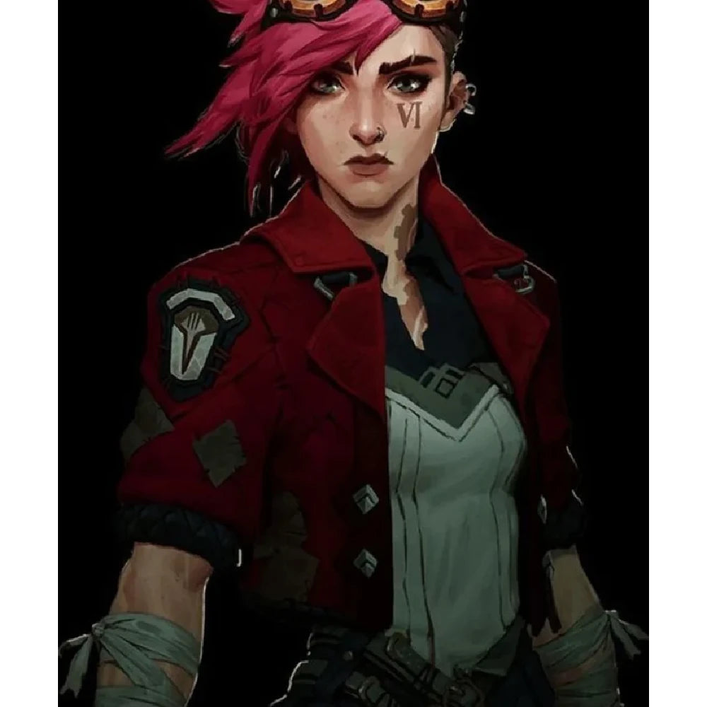 vi arcane cosplay jacket​