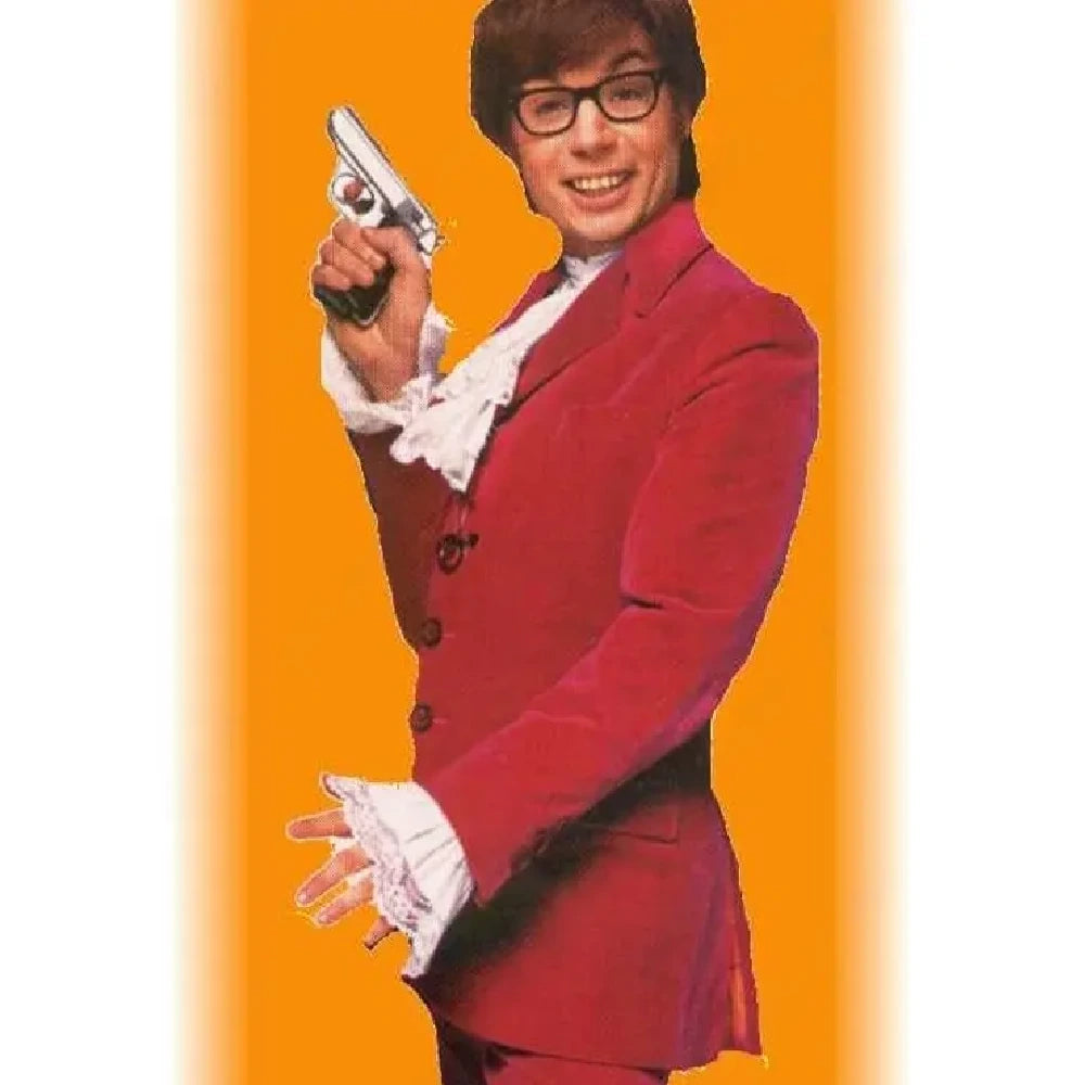 austin powers red suit​