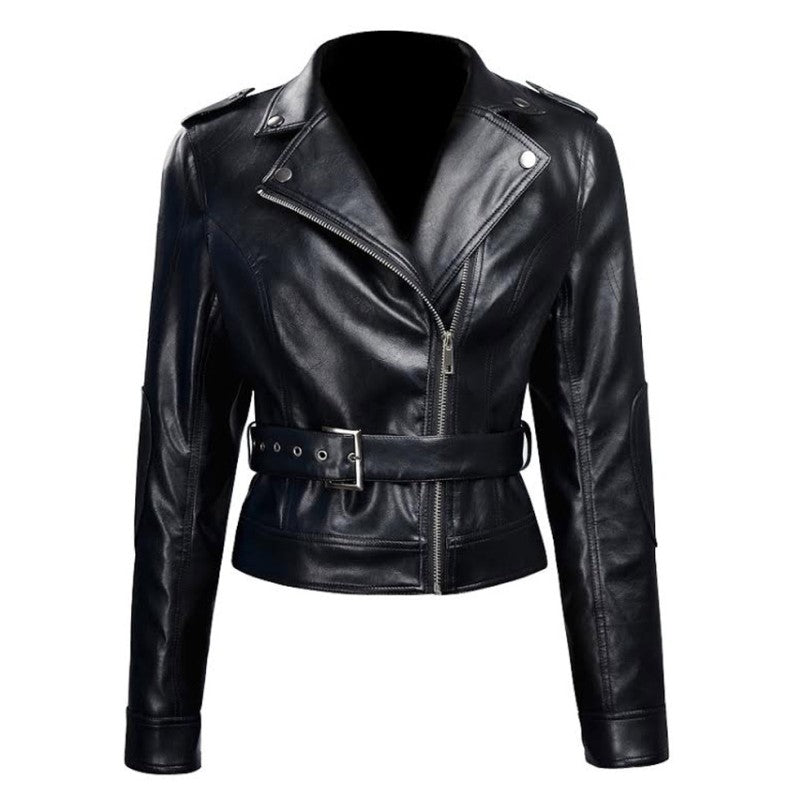 Sarah Connor black leather jacket