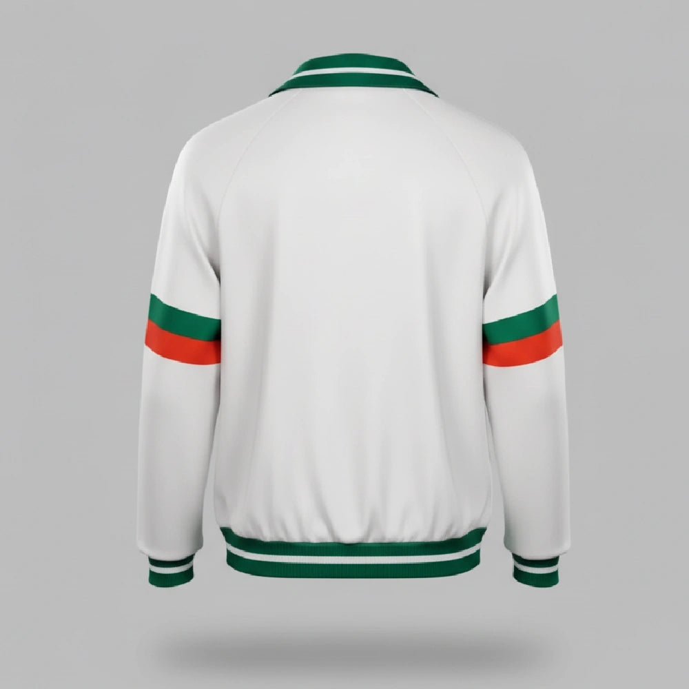 Caleb McLaughlin Trendy White Jacket