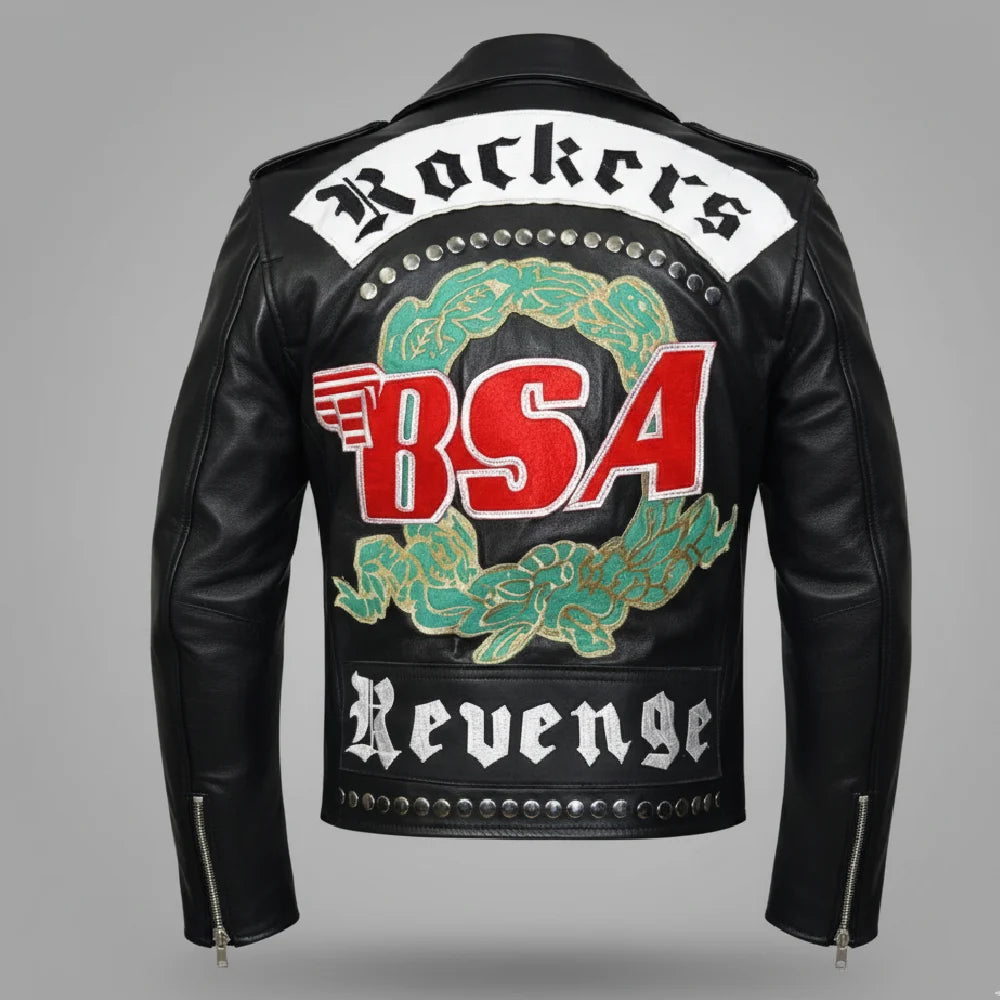 George Michael Vintage Biker Jacket