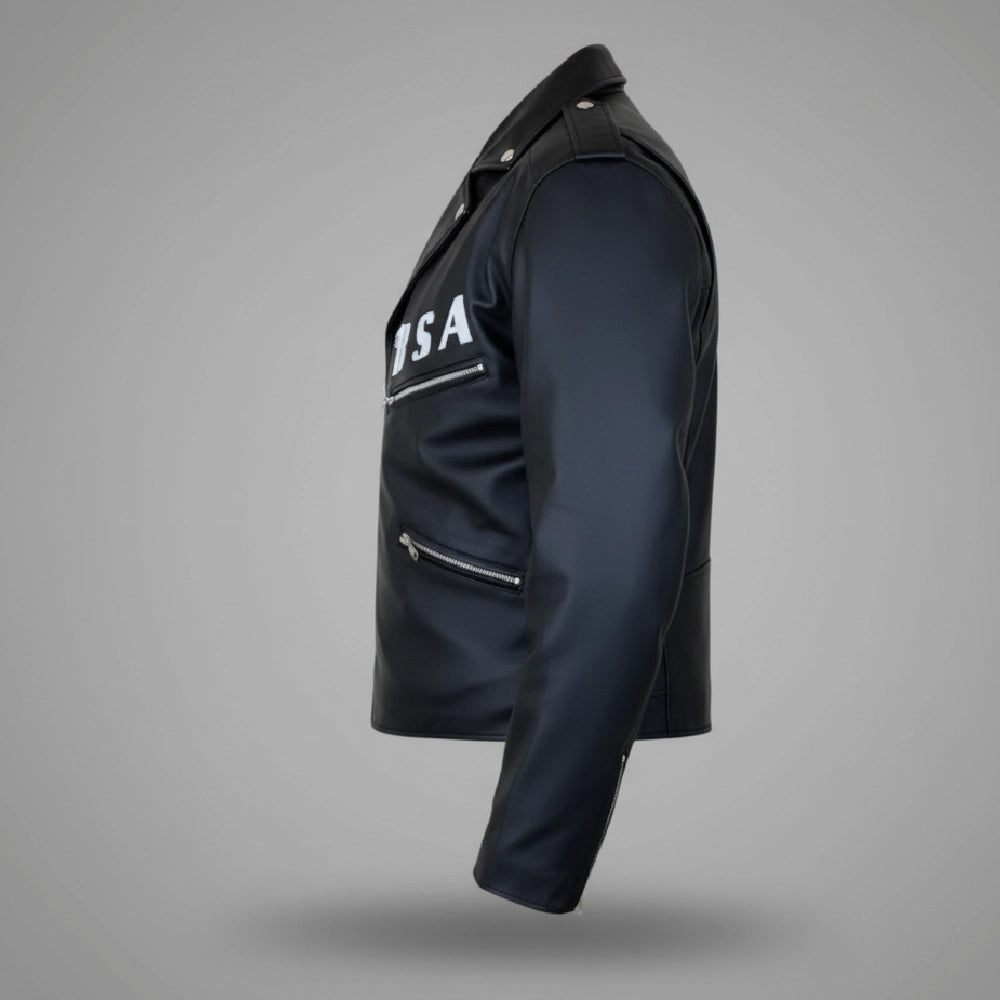 George Michael Vintage Biker Jacket