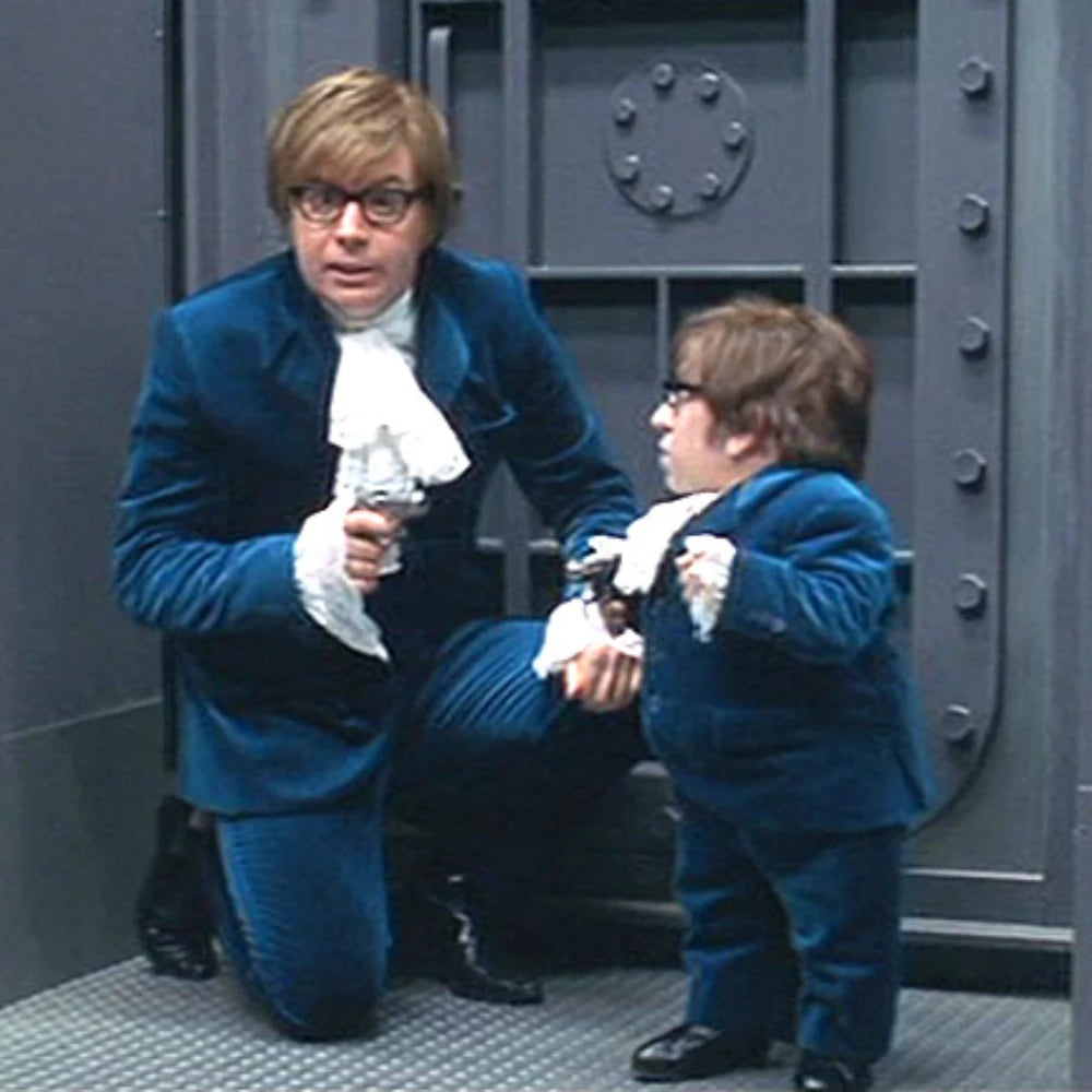 austin powers blue velvet suit