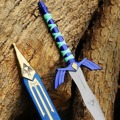 Blue zelda sword
