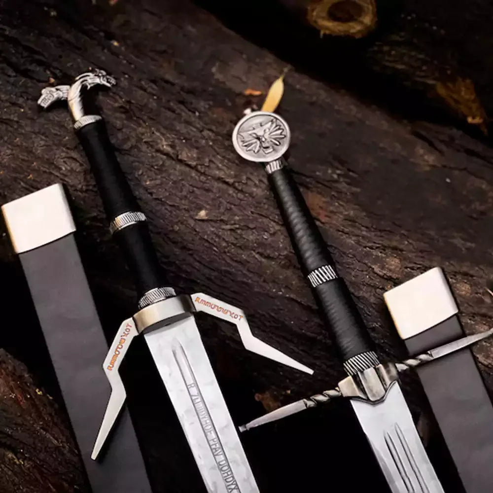Dual-edged Witcher 3 Steel Sword inspired by the game