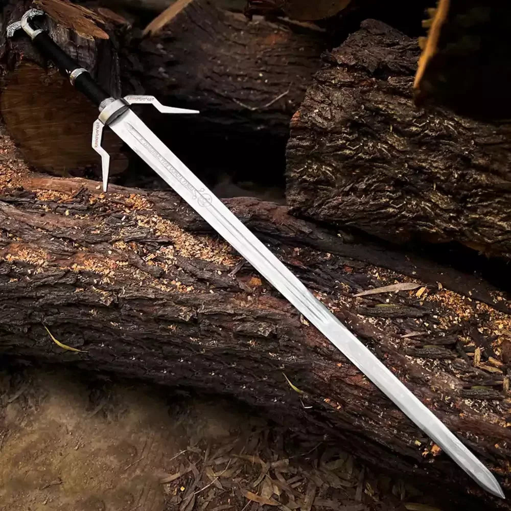 Unique Witchers Sword with medieval finishing touches
