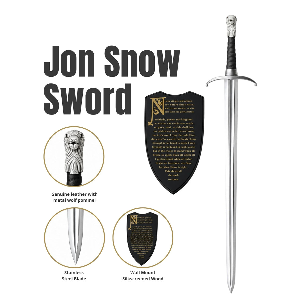 Game of Thrones Jon Snow Sword Replica