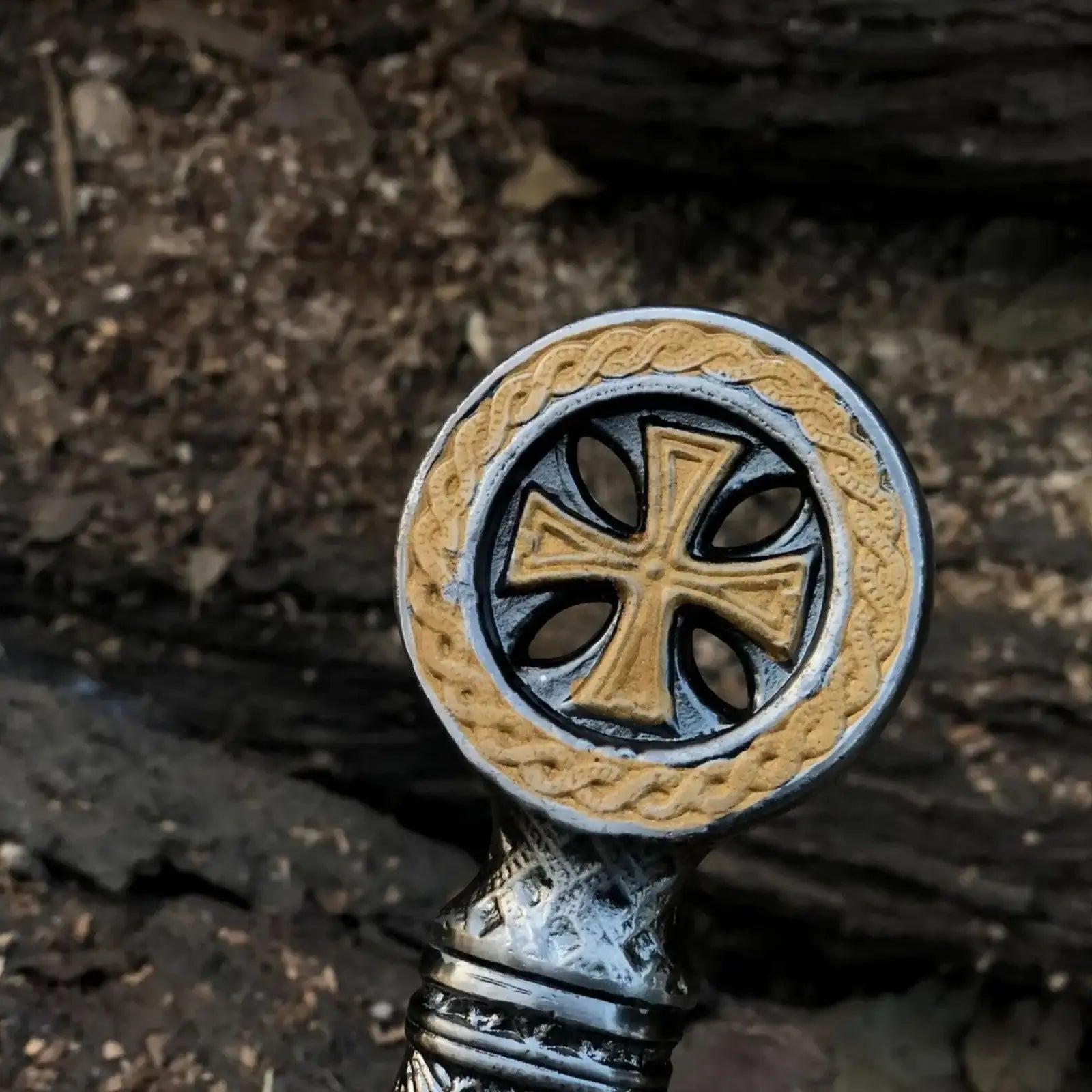 Handmade Damascus Templar Sword Replica