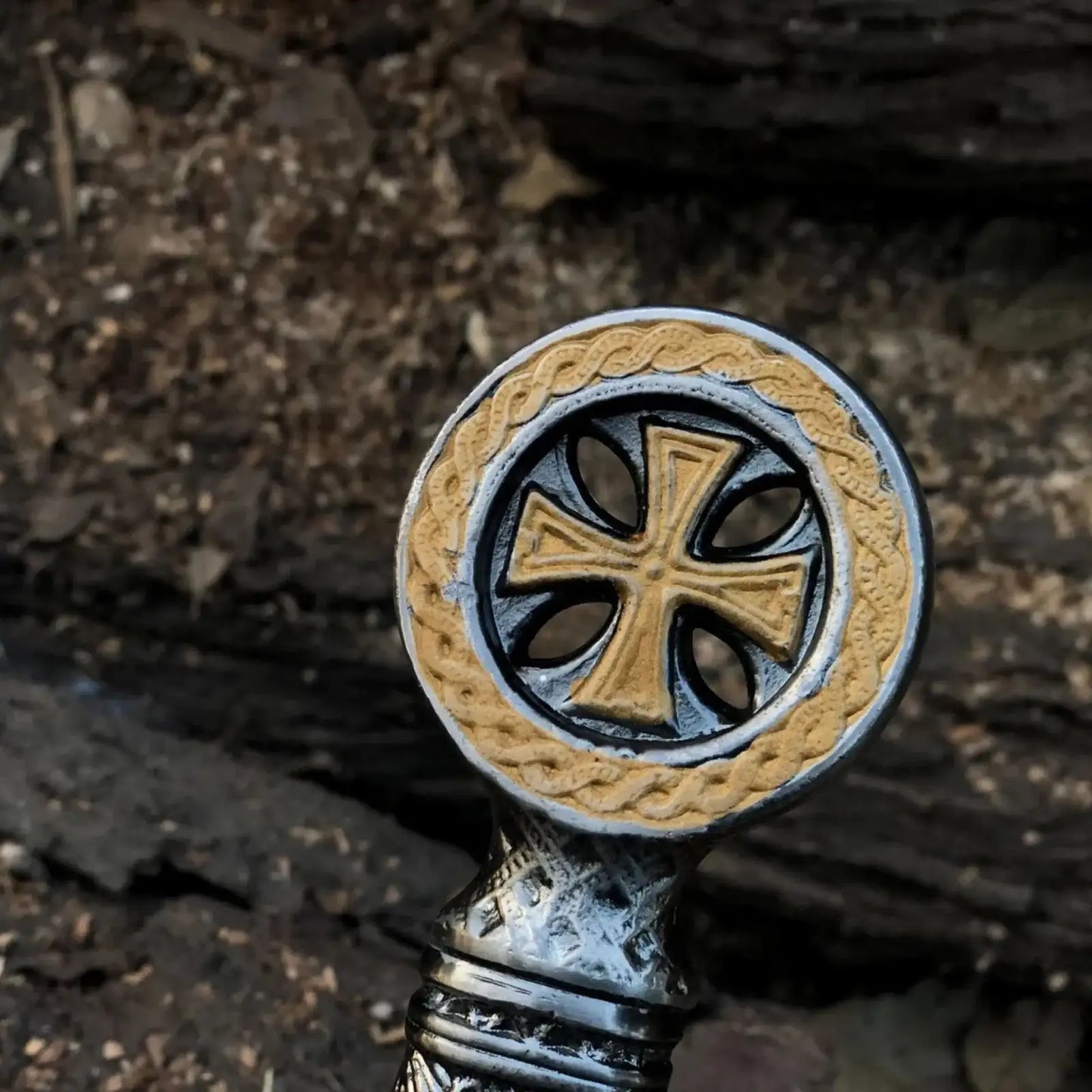 Handmade Damascus Templar Sword Replica
