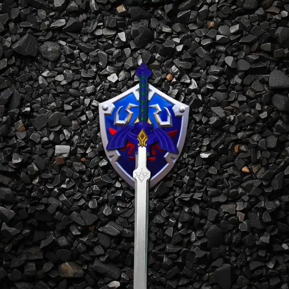 Zelda Master Sword Replica With Zelda Shield